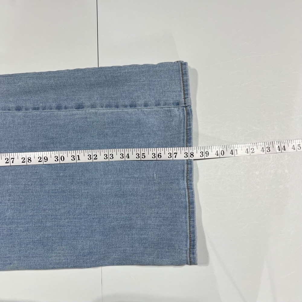 Rag & Bone Serena High-Rise Crop Wide Leg Jeans Light Wash Blue Denim Womens 29 - Picture 8 of 13
